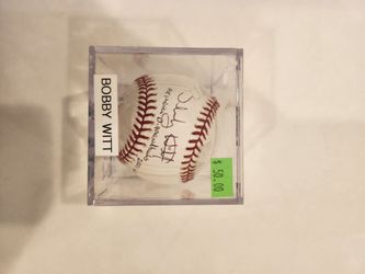 Bobby Witt Signed Baseball,  CofA,  Arizona Diamondbacks, 2001 World Series