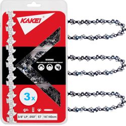 Brand New in Box NIB KAKEI Echo Chainsaw Chain  16” Inch  3/8" LP Pitch .050" Gauge 57 Drive Links 91PX57CQ/91VG57CQ  
