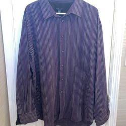EUC Van Heusen long sleeve button down size XXL