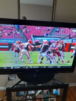 Lg 65inch that swivels in great shape oh yeah almost forgot it's a plasma too