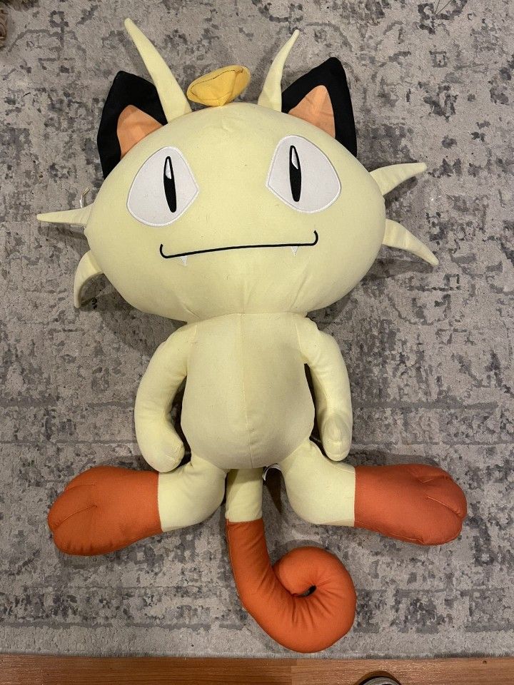 Pokemon Meowth Large Plush