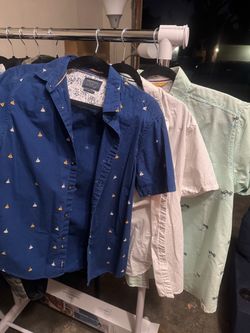 3 Men’s Short Sleeve Button-Up Shirt