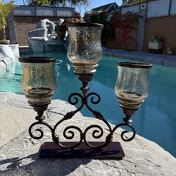 Antique Metal Candelabra