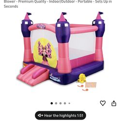 Bouncy Princess Castle we paid $280 for it - bounce house in great shape
