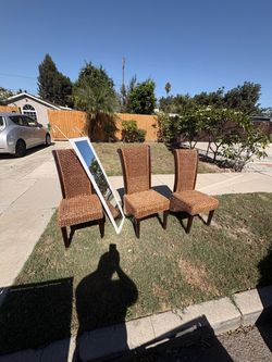 FREE chairs and door mirror