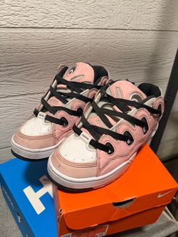 Osiris D3 OG Rose (Pink), White & Black Skate Shoes Sneakers