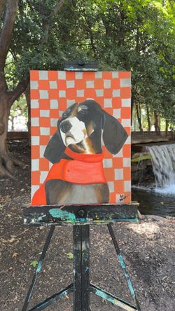 Tennessee Vols Smokey the Dog Painting