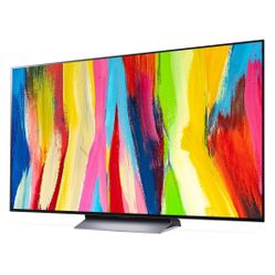 LG 65-Inch Class OLED evo C2 Series Alexa built-in 4K Smart TV, 120Hz Refresh Rate, AI-Powered 4K, Dolby Vision IQ and Dolby Atmos, WiSA Ready, Cloud 