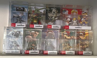 Assorted Packaged Smash Bros. Amiibo