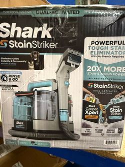 Shark StainStriker Portable Carpet, Upholstery & Rug Corded Cleaner, 2 Tools, Self Cleaning, Stain & Odor Remover in Dove Grey