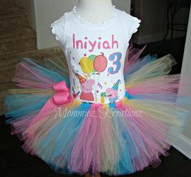 Peppa pig Tutu Set - ANY THEME