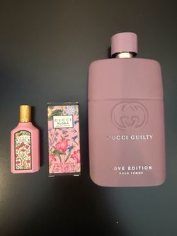 Gucci Guilty Love Edition and Gucci Flora Perfume