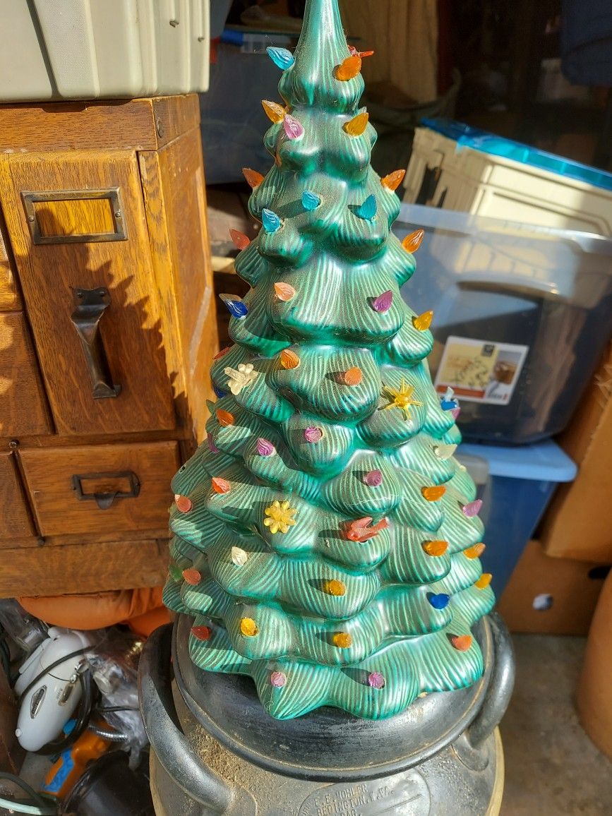 Vintage Ceramic Christmas Tree