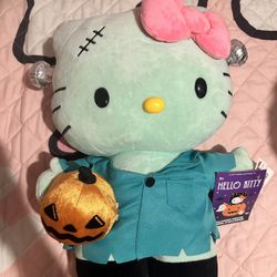 Hello Kitty Halloween Door Greeter /frankenstein