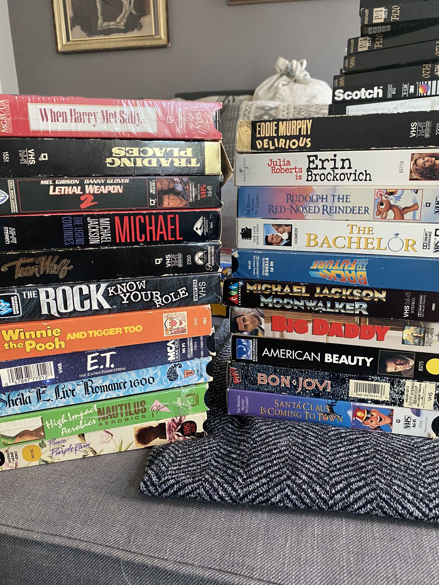 VHS tapes
