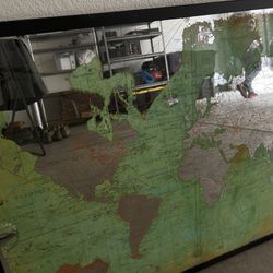 World Map Mirror