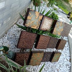 Adorno De Pared  De Metal Ligero 