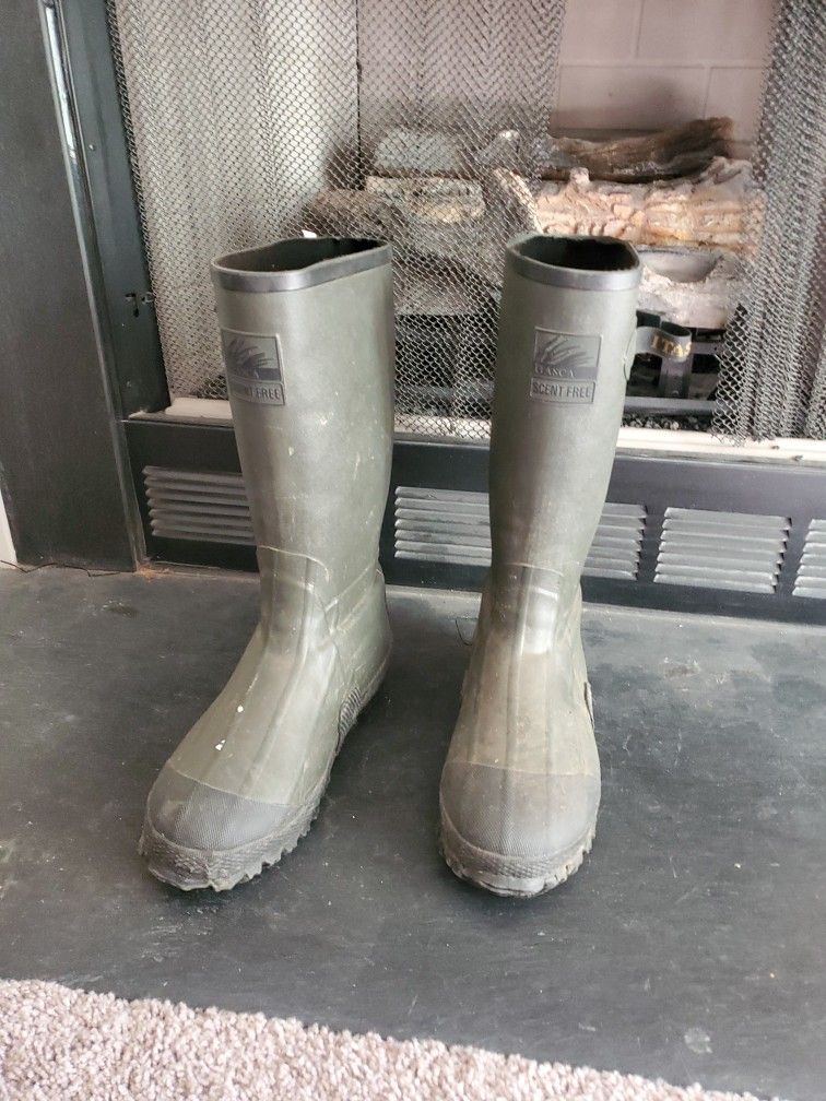 Itasca Boots Rubber 10 Hunting Fishing Construction 