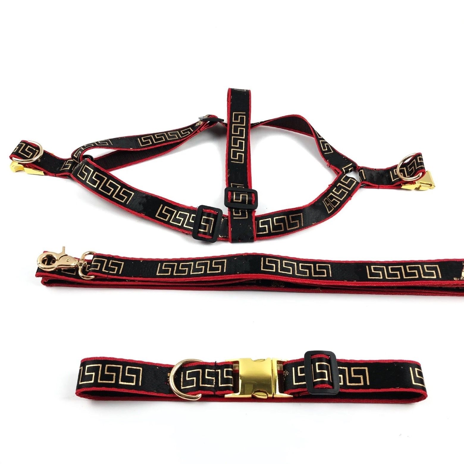 Versace Costume Dog Harness Set