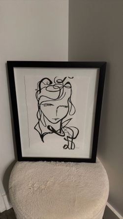 Art by Nikol Wikman- black and white print