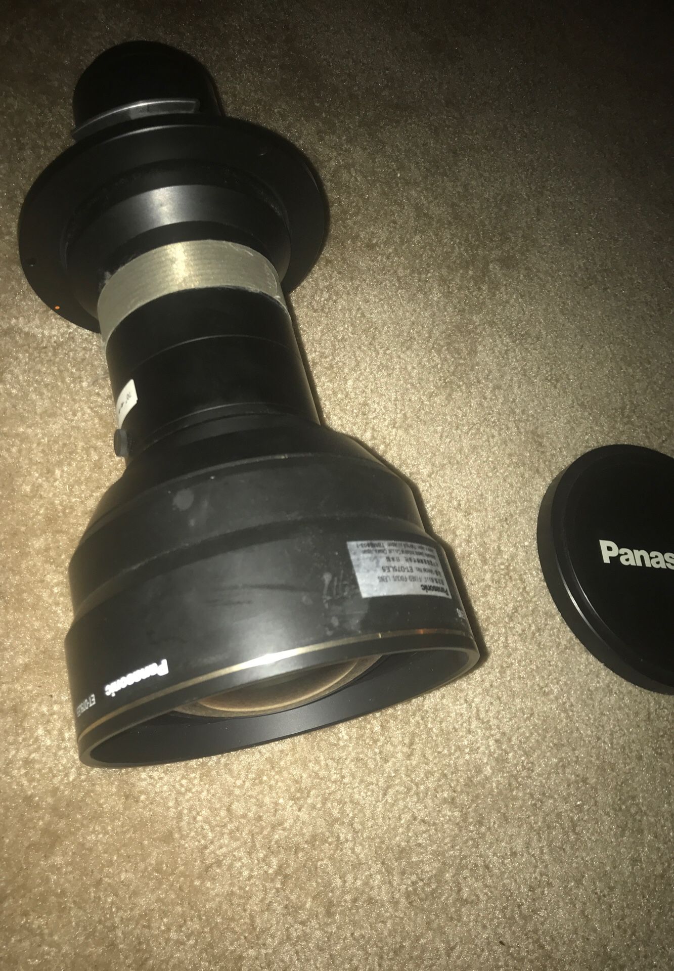 Panasonic fixed projector lense