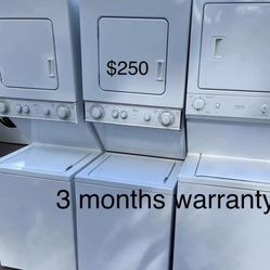 Stackable Washer & Dryer ‼️ 3-Month Warranty ✅ Delivery -Dade & Broward Tested •Clean• Ready to Use
