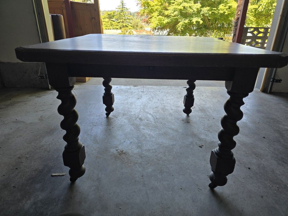 Refurbished Antique Dining Room Table