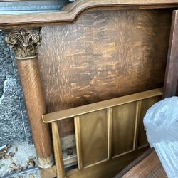 Full Size Headboard, Frame, Footboard