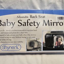 Shynerk Baby Car Mirror, Safety Car Seat Mirror for Rear Facing Infant

