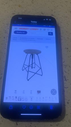 Metal and wood barstools