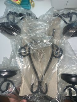 Brand New Black Wall Scones Set of Two