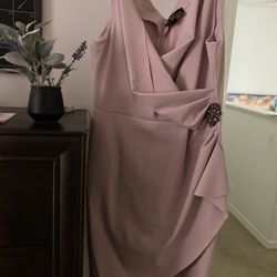 Dusty Pink Casual Dress