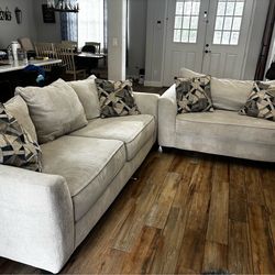 Sofa and love seat set