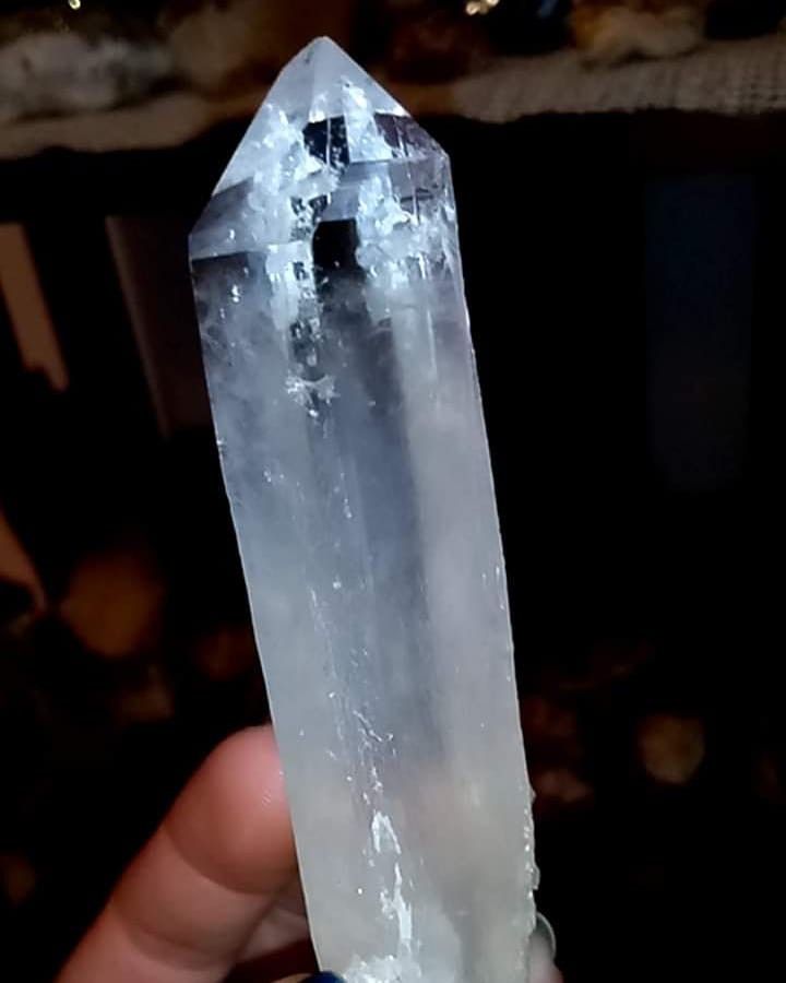 Blue Smokey Quartz Point