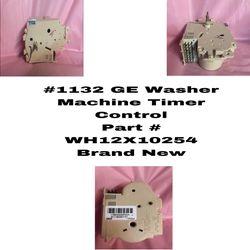 GE Washer  Machine Timer Control  Part # WH12X10254