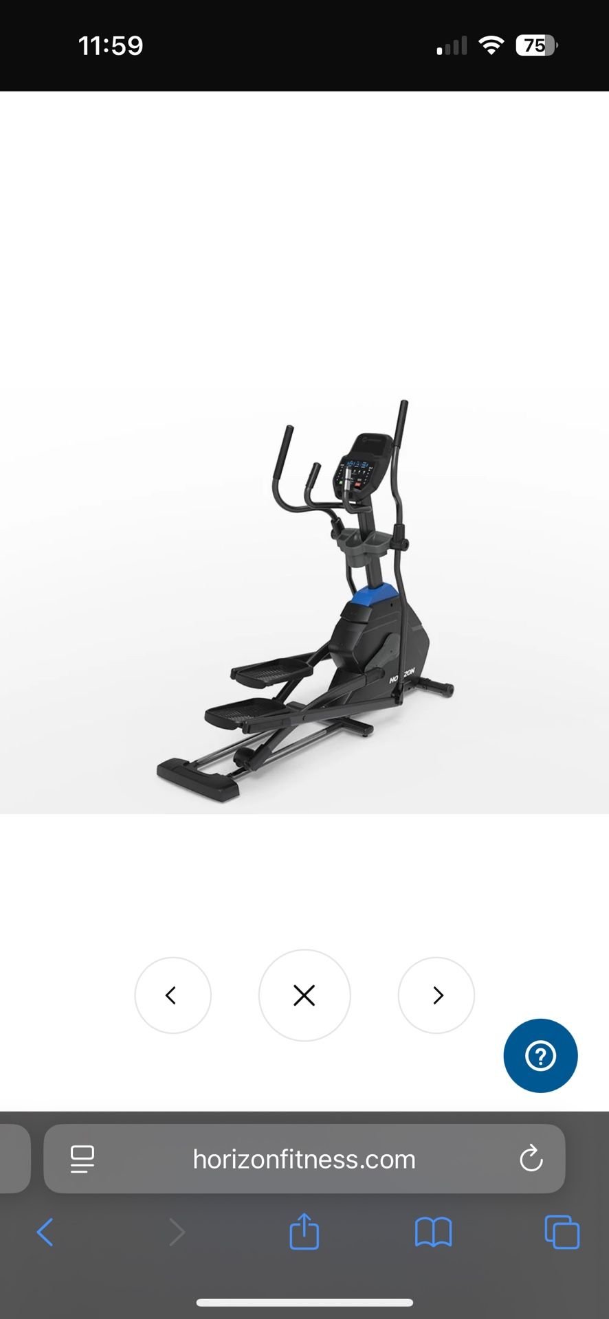 Horizon EX-59 Elliptical 