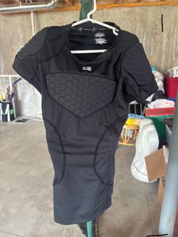 Youth Boys Football Padded Compression Shirt-Size Medium