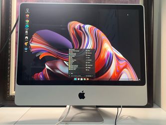 Apple IMac A1225 Desktop All In One Intel C2D 24” 6GB RAM 500GB HDD Windows 11 - $49