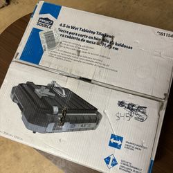 4.5 in wet tabletop tile saw