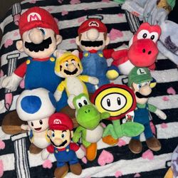 Mario Plush Dolls Bundle