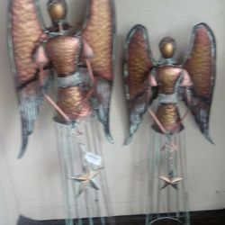 Awesome new tall 🌟 Angel's brass And Rustic tones Very detailed high quality
