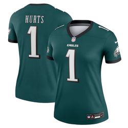 Women's Philadelphia Eagles Jalen Hurts Nike Midnight Green Legend Jersey 