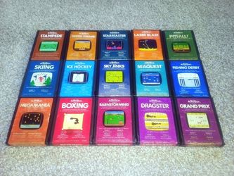 Atari 2600 Activision Games Lot of 15 All Tested and Working See Pics