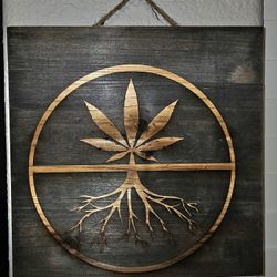 Marijuana Grower Wall Art W/ Fridge Magnets