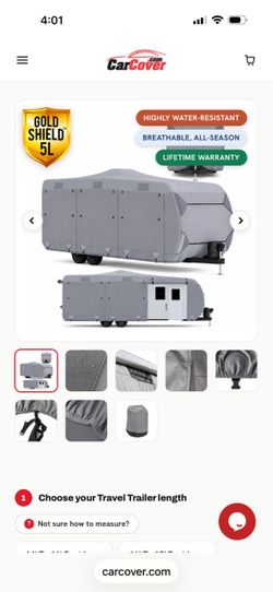 CAMCO 22’ FT NEW RV COVER