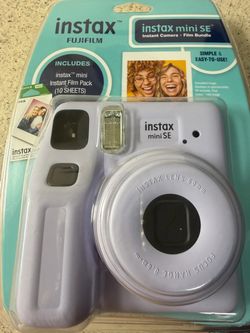 Fujifilm Instax Mini SE Instant Camera + Film Bundle