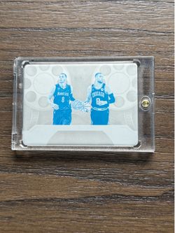 Zach Lavine Cyan Plate 1/1