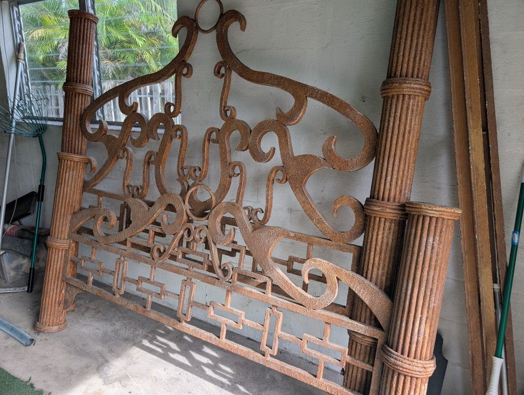 Antique Iron King Bed Frame $1500 OBO
