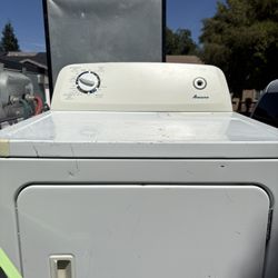 Amana clothes dryer, a super capacity model.  