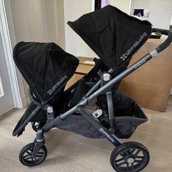 UPPABaby Vista stroller With Two Seats And Bassinet 